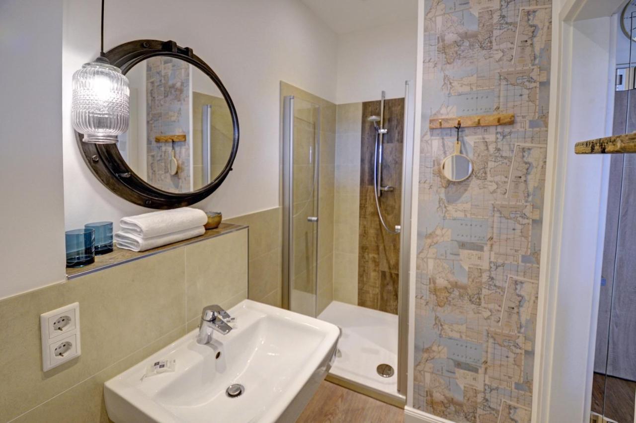 Fewo1846 Intermar - Marina Del Rey - Elegantes Studioapartment Mit Meerblick Und Eigenem Strandkorb Glücksburg Esterno foto