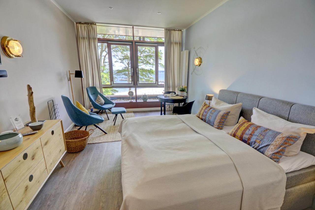 Fewo1846 Intermar - Marina Del Rey - Elegantes Studioapartment Mit Meerblick Und Eigenem Strandkorb Glücksburg Esterno foto