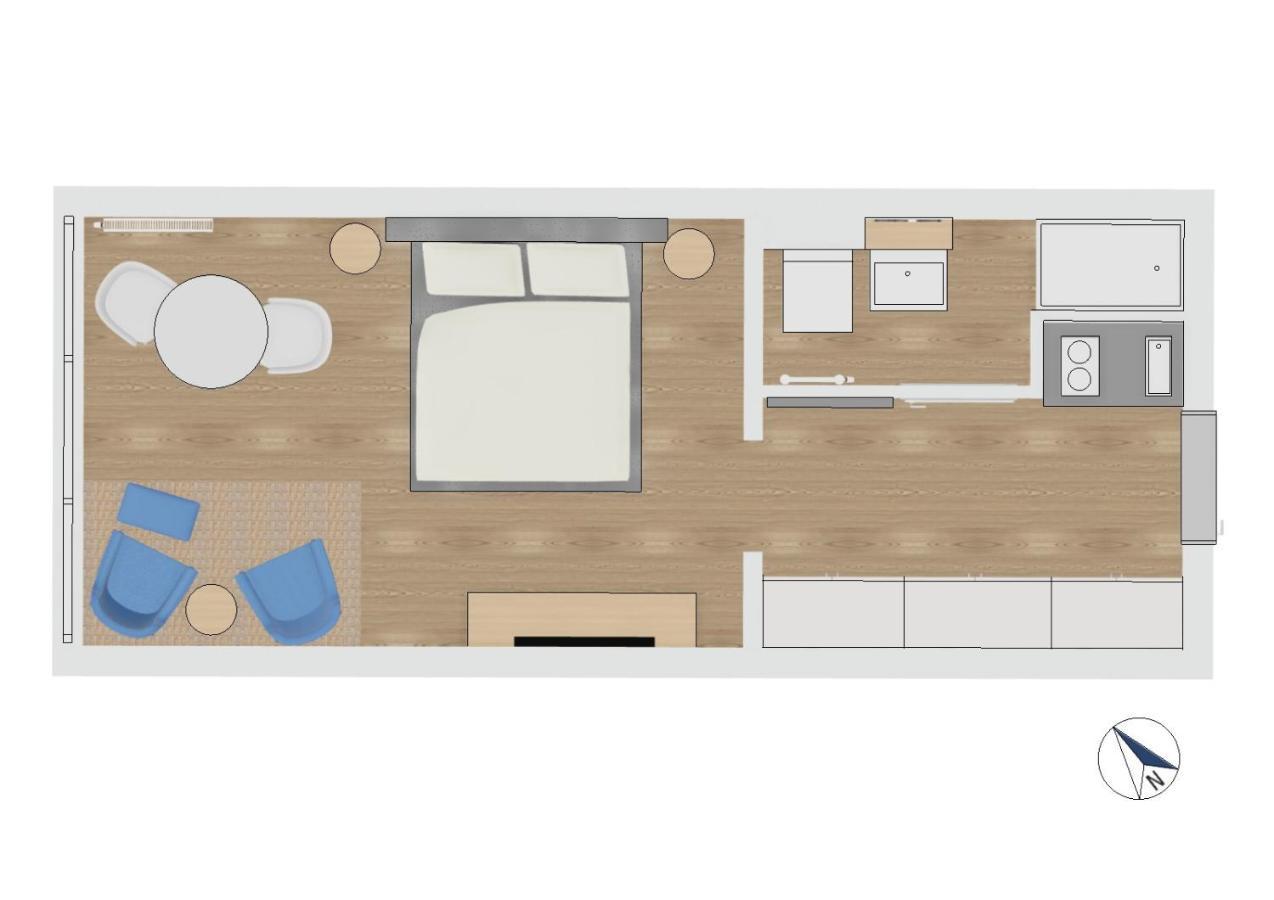 Fewo1846 Intermar - Marina Del Rey - Elegantes Studioapartment Mit Meerblick Und Eigenem Strandkorb Glücksburg Esterno foto