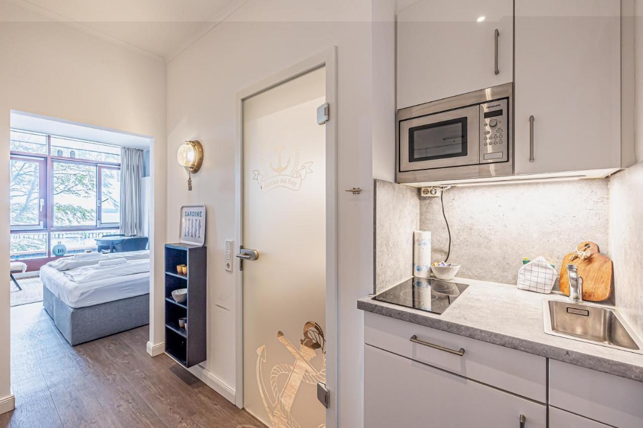 Fewo1846 Intermar - Marina Del Rey - Elegantes Studioapartment Mit Meerblick Und Eigenem Strandkorb Glücksburg Esterno foto